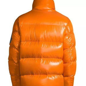 Vestes bouffantes brillantes pour hommes avec étiquette personnalisée du meilleur matériau avec col montant coupe préfet conception personnalisée tissu de toile - Product Image 4