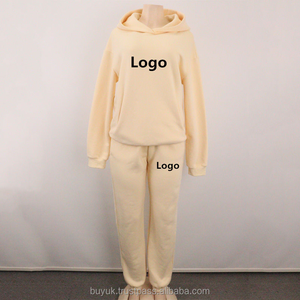 Ensemble de survêtement de survêtement 100% en molleton de coton personnalisé avec logo unisexe hommes femmes survêtement survêtement survêtement - Product Image 6