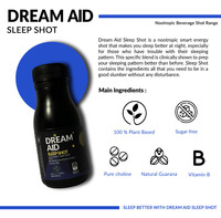 Alert + Awake Sleep Shot Puissant Nootropic Stack Sans Sucre À Base de Plantes Dream Aid Beverage Ready Ship Halal Certified Bottle