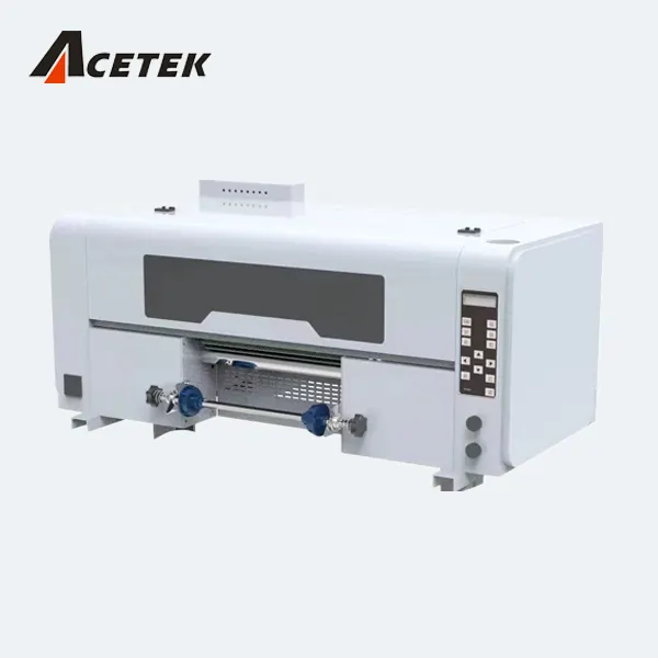 Acetek 30cm 60cm uv dtf abフィルムステッカープリンターUV印刷機ボトル/カップ/電話ケース用