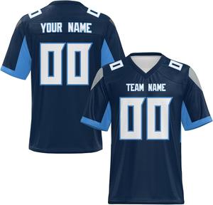 Camisetas de Fútbol Americano Personalizadas 2026, Fabricante Profesional, Secado Rápido, 100% Poliéster, Sublimación, Números de Equipo, Personalización Corta - Product Image 4