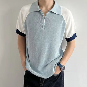 Polo informal de manga larga para hombre, ropa deportiva para correr, ropa de punto, Polo de Golf, ajuste Regular, verano 2025 - Product Image 4