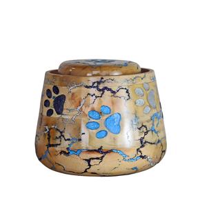 Thunder Design Pet <b>Urn</b> <b>for</b> <b>Ashes</b> Handmade Carved Paw <b>for</b> <b>Ashes</b> Personalized <b>Urn</b> <b>for</b> <b>Dog</b> - Product Image 2