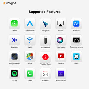 Ewaygps Vente en gros <span class=keywords><strong>Adaptateur</strong></span> de boîte multimédia de voiture intelligente avec lien miroir GPS filaire et sans fil, CarPlay pour Lexus - Product Image 2