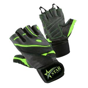 Comfortable and Breathable Leather Half-Finger Sports Gloves for <b>Weight</b> <b>Lifting</b> Gym Gloves - Product Image 4