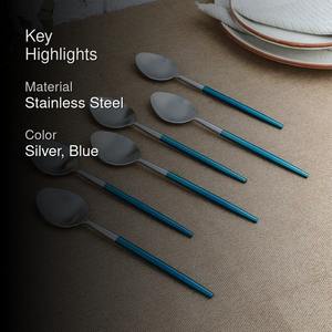 Cuillère élégante en acier inoxydable plaqué argent parfaite pour les réglages de table et le service de café et l'utilisation quotidienne de la cuisine ou du restaurant - Product Image 4