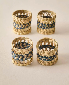 Rústico Ideal para vajilla Decoración del hogar Elección caliente como regalo con servilletero de algas marinas naturales hechas a mano - Product Image 1