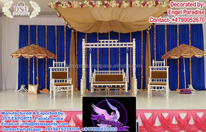 การออกแบบวงสวิงที่สวยที่สุดสำหรับงานแต่งงานของคุณการตกแต่งเวทีแกว่งของตกแต่งบนเวที jhoola กิจกรรมออสเตรเลีย - Product Image 5