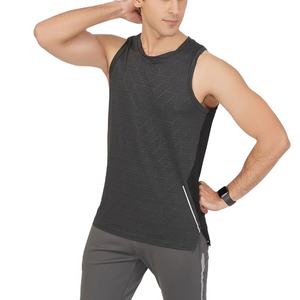 Débardeurs de sport personnalisés en coton respirant de haute qualité pour la musculation, la course et la gym, à manches courtes, vente en gros - Product Image 1