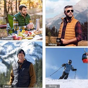 Vente directe usine – Gilet matelassé personnalisé pour homme, respirant, avec fermeture éclair, haute qualité, 100 % coton, 220 g – Meilleure vente hiver - Product Image 6