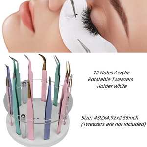 Soporte de Almacenamiento para Pinzas de Plástico Transparente y Acrílico con Diseño Duradero, Fácil Acceso y Exhibición Ordenada para Salones y Estudios - Product Image 2