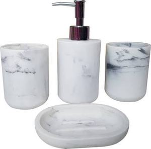 Accesorios de baño de resina, conjunto de color rosa de aspecto atractivo, decorativo para el hogar de alta calidad a un precio asequible - Product Image 3