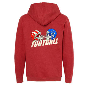 100% Polyester Matériel Fait Football Américain Hoodies Conception Unique Football Américain Hoodies à Vendre Service OEM - Product Image 3
