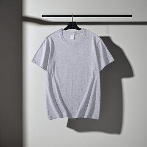 เสื้อยืดธรรมดาสำหรับผู้ชายและผู้หญิงเสื้อยืดผ้าฝ้ายสีฟ้าสีดำสีขาวปรับแต่งได้สำหรับ100% - Product Image 2