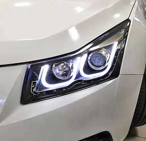 ชุดไฟหน้า LED แบบปรับได้สำหรับเลนส์ไฟซีนอนแบบ U-14 Chevrolet Cruze คู่สำหรับวิ่งกลางวัน - Product Image 3