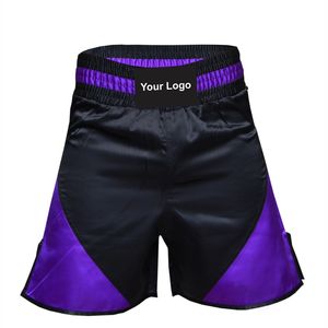Pantalones cortos de boxeo personalizados al por mayor pantalones de lucha OEM entrenamiento MMA boxeo kick boxing pantalones cortos hombres diseño personalizado entrenamiento gimnasio Pantalones - Product Image 2