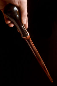 Bâton de marche ancien en gomme rouge et palissandre-Bâton de marche, idée cadeau, bois - Product Image 2