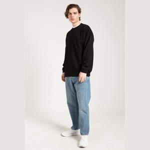 Sudadera Premium de Invierno para Hombre, Casual, Personalizada, Oversize, con Apliques, de Algodón y Felpa, Holgada, con Hombros Caídos, Cálida, Tipo Pullover, OEM, Marca Privada - Product Image 6