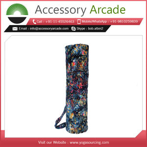 Nueva colección, bolsa de esterilla de Yoga de algodón de la mejor calidad, diseño impreso Batik, opción de logotipo personalizado, varios colores, precio competitivo rápido - Product Image 2