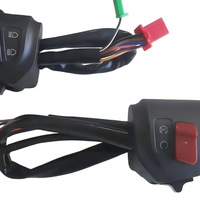 Interrupteur de guidon gauche/droite Bajaj Pulsar 135 (phare, démarrage, arrêt) – Qualité OEM pour Pulsar 135 LS 150 180 200NS 220F – Ajustement direct
