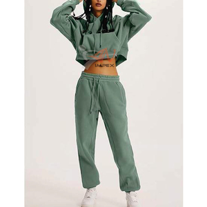 Survêtement personnalisé de haute qualité en polaire grande taille avec col à capuche Impression du logo Combinaison de survêtement flexible - Product Image 3