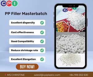 Granules antistatiques PP de haute qualité CaCO3 70-80% MFI 2-50 mélange maître certifié ISO9001 pour sacs tissés pailles à boire marque CPI - Product Image 1