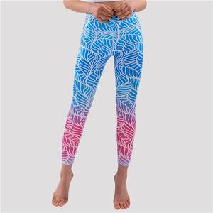 Custom Logo Yoga Pants High Quality Butt Lift Sublimation High Waist Work Out Leopard <b>Leggings</b> - Product Image 2