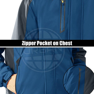 Chaquetas de Senderismo Transpirables y Resistentes al Viento con Cuello Alto y Logotipo Personalizado para Equipos de Trekking y Escalada al Aire Libre - Product Image 4