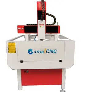 Mesin ukir cnc pembuat cetakan aluminium profesional, router kayu logam 6060 cnc