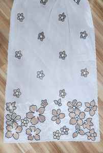 ผ้าคอตตอนพิมพ์ลาย Kora dupatta 2.50ตัดผ้า MTR aplic งานปัก - Product Image 2