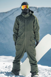 Traje de Esquí Personalizado con Logotipo para Hombre, Chaqueta de Esquí con Capucha para Hombre, Ropa de Esquí y Snowboard para Invierno - Product Image 2