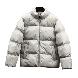 2023 en plein air poches personnalisées chaud bouffant veste manteau femmes col montant hiver blanc doudoune bulle veste pour les femmes - Product Image 5
