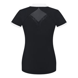 Couches de base équestres faites en usine chemise de spectacle d'équitation hauts femmes vêtements équestres chemises Jodhpur et culottes - Product Image 5