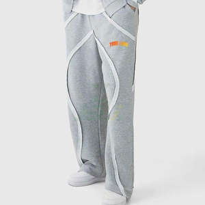 กางเกงวิ่งจ๊อกกิ้งลำลองสำหรับผู้ชายกางเกงเอวยางยืดปานกลางผ้าฝ้าย100% ระบายอากาศได้ดีแห้งเร็วทนทาน - Product Image 1