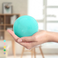 Ballon d'exercice en PVC souple Pureflex, haute densité, écologique, rempli de sable, avec pompe – Petit ballon de Pilates pour l'équilibre et la stabilité, 10-15 cm