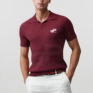 Chemise à col Johnny pour homme, coupe décontractée, design tendance et tissu confortable - Product Image 2