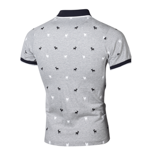 Jersey de coton tricoté respirant séchage rapide élégant été de haute qualité à manches courtes haut tendance grande taille polos pour hommes - Product Image 6