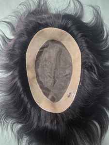 วิกผมและทูเป้สำหรับผู้ชาย Taz Hair Indian Remy Hair แบบฐานโมโน - เนื้อผ้านุ่ม น้ำหนักเบา เป็นมิตรกับสิ่งแวดล้อม - Product Image 5