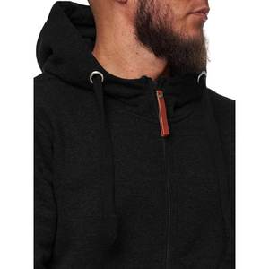 Sweat à capuche + pantalon de jogging de couleur unie d'automne et d'hiver pour hommes ensemble deux pièces à la mode vêtements de sport décontractés pour l'extérieur survêtement pour hommes - Product Image 3