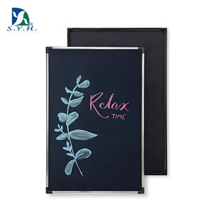 Tableau d'écriture à la craie magnétique pour décoration murale de mariage avec cadre en aluminium - Product Image 1