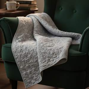 Manta Acolchada 3D con Diseño de Estrellas, Lujosa, para Decoración Moderna del Hogar y Hoteles, Multiusos, Tejida, para Todas las Temporadas - Product Image 3