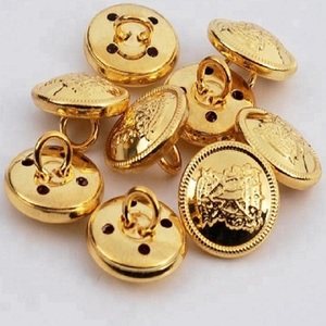 Boutons en laiton vintage sur mesure Paillettes de haute qualité Décoration pour uniformes vestimentaires vintage Comprend Logo en métal de style tige - Product Image 3