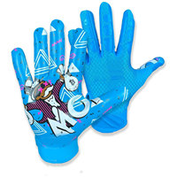 Guantes de Fútbol Americano Juvenil para Niños y Niñas - Receptor Abierto, Fútbol Americano con Bandera, Agarre Adhesivo, Malla Transpirable, Ecológicos, Alta Calidad