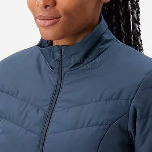 Veste matelassée en coton de haute qualité pour femmes Veste matelassée en coton respirante au design personnalisé pour femmes - Product Image 5