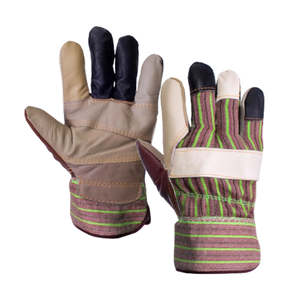 Los guantes de seguridad de trabajo de cuero dividido de piel de vaca premium más populares, resistentes al desgarro y transpirables, longitud personalizable, sin silicona - Product Image 5
