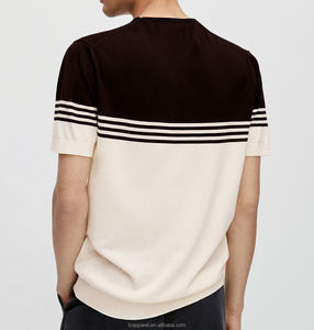 Venta al por mayor 100% algodón blanco Camiseta de manga corta para hombres diseño personalizado gimnasio Atlético transpirable estambre Anti-Pilling alto - Product Image 6