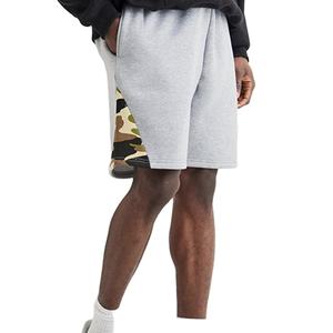 Pantalones Cortos de Hombre de Diseño Moderno con Panel de Camuflaje, Venta al por Mayor, Material de Jersey de Algodón Cómodo, Corte Regular de Verano - Product Image 2