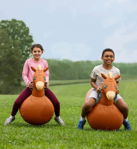 Personnalisation d'usine équipe jouet tour gonflable <span class=keywords><strong>jeu</strong></span> pour enfants Hippie saut jouet saut cheval jouet avec poignée - Product Image 2