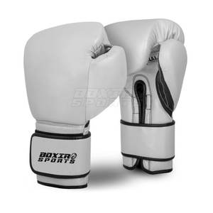 Guantes de boxeo profesionales de alta calidad con logotipo personalizado Guantes de entrenamiento de calidad profesional hechos de cuero - Product Image 1