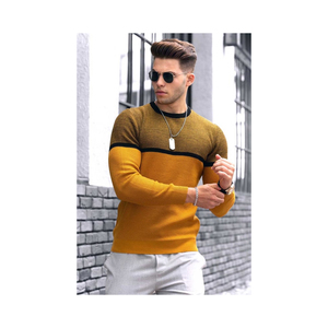 เสื้อสเวตเตอร์สำหรับผู้ชายเสื้อสเวตเตอร์แขนยาวแบบเต็มจัมเปอร์จากผู้จำหน่ายทั่วโลก - Product Image 1